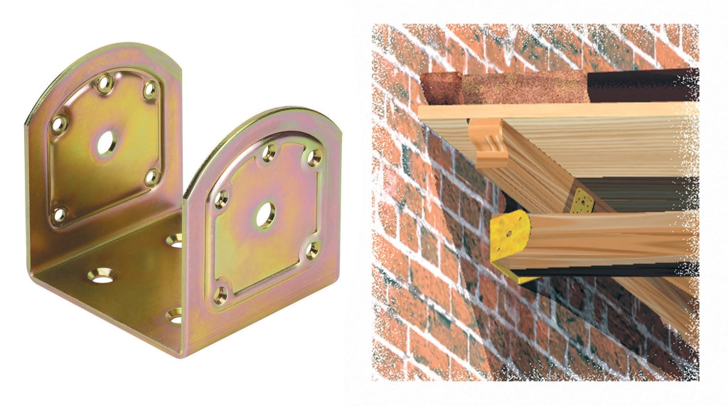 PIASTRA 761 STAFFA ESTERNO TRAVI ACC TROP 60X61 MM- ALDEGHI LUIGI SPA- 10,0 pz