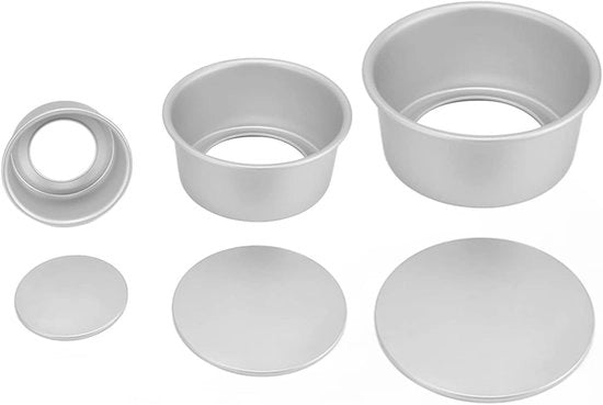 Alimenti Sferici in Alluminio - Stacking - Superficie Anodizzata - Per Tortine di Compleanno