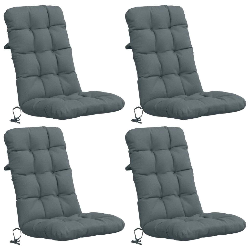 Cuscini per Sedia Alta in 4 Pezzi VIANEN 4 pcs 100% Poliestere 953762