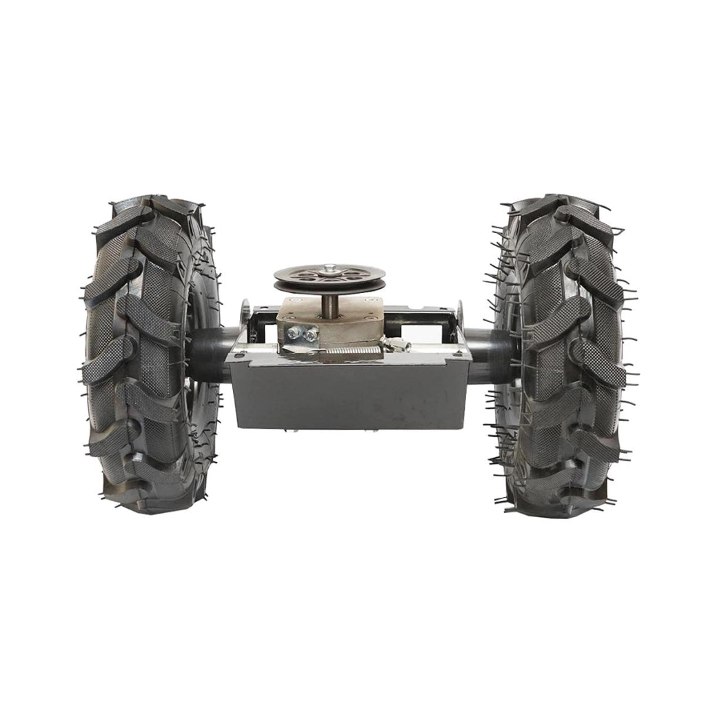 Parte anteriore assemblata con ruote per falciatrice rotativa DISBP79 Breckner Germany