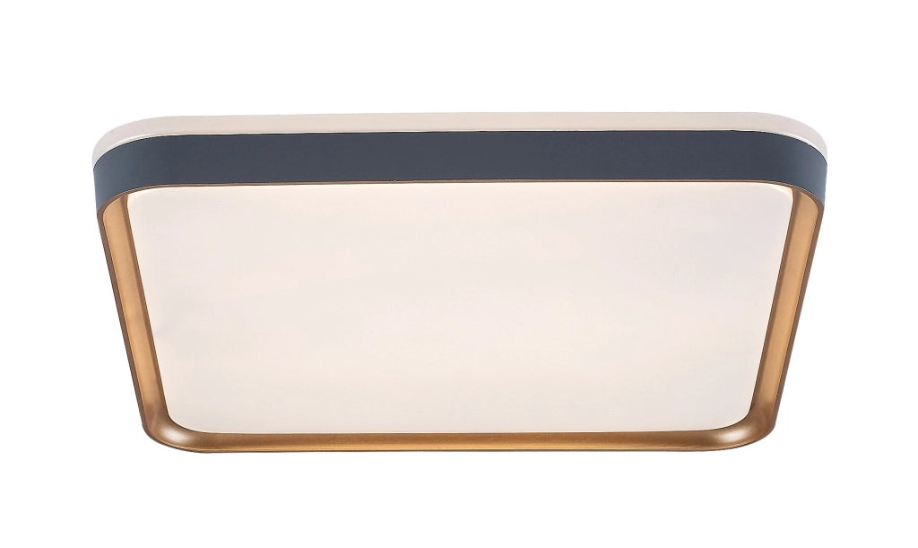 Plafoniera LED quadrata 39,5 cm 26W grigia Liatris Rabalux