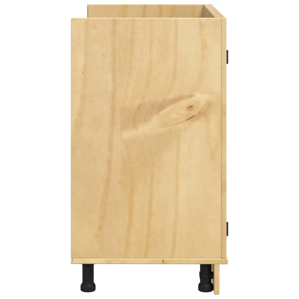 Armadietto SKI Marrone Miele 80 x 46 x 81 cm Pino massello