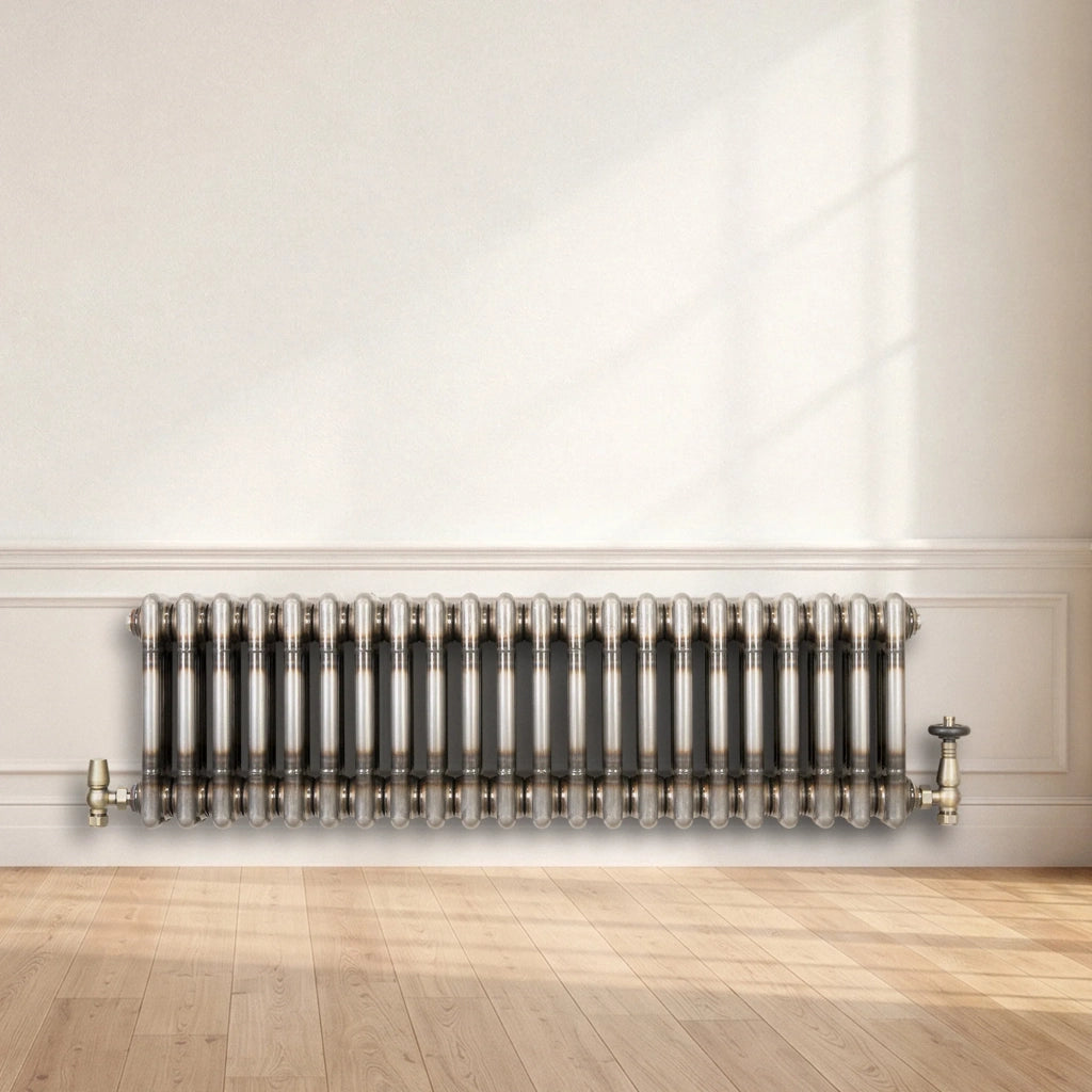 Radiatore 3 Colonne Orizzontale Metallo Grezzo 300x830 mm