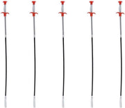 5 paia di pinze flessibili e robuste da 60 cm per macchina di scavo con ganci e 4 pinze