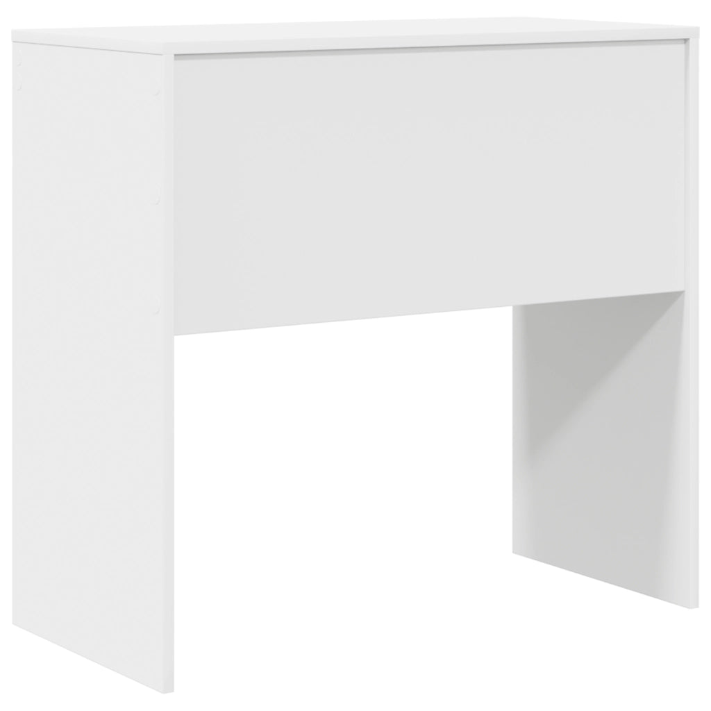 Scrivania Scrittura Bianca MDF 80 x 40 x 76 cm Semplice