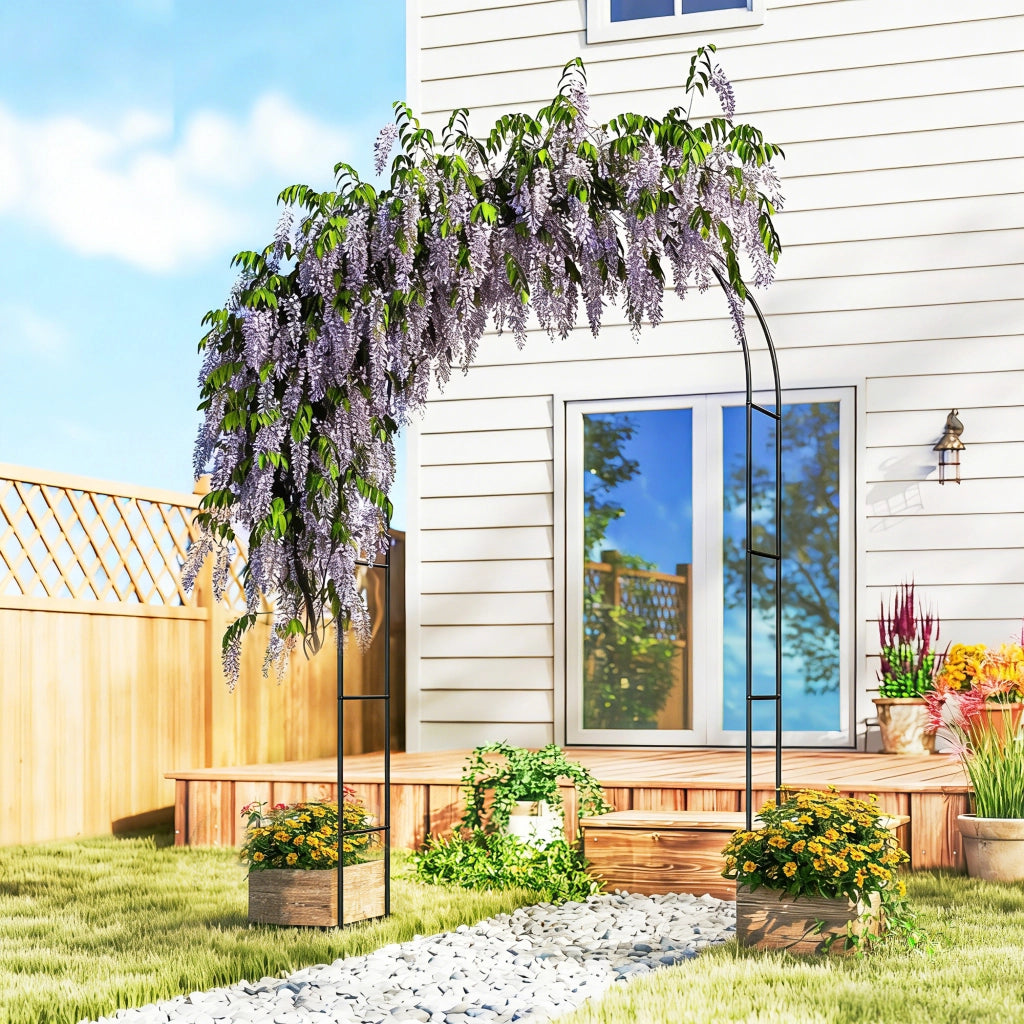 Arco da Giardino in Metallo ¨C zephmum ¨C Nero