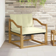 Set di divani da esterno-Sofa da giardino Legno di Acacia Massello e Textilene 128022