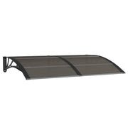 Tettoia per Porta Nera 150x100 cm Policarbonato CFW9751592