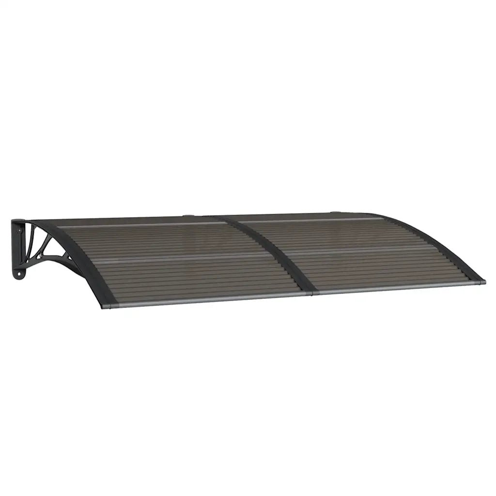 Tettoia per Porta Nera 150x100 cm Policarbonato CFW9751592
