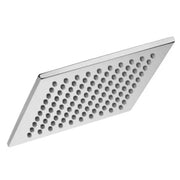 SOFFIONE QUADRATO IN OTTONE CROMATO MODELLO SYNCRO 1/2 - 1 GETTO - 200X200 MM - NERO OPACO   RUBINETTERIA PAFFONI Spa