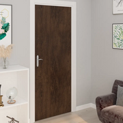 Pellicole Autoadesive per Porte 2 pz Rovere Moro 210x90 cm PVCcod mxl 121055