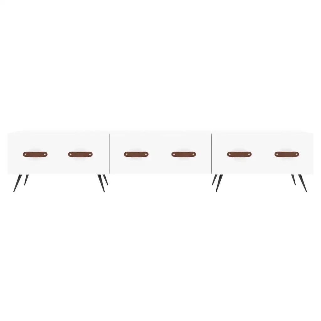 Mobile Porta TV Bianco 150x36x30 cm in Legno Multistrato 829124