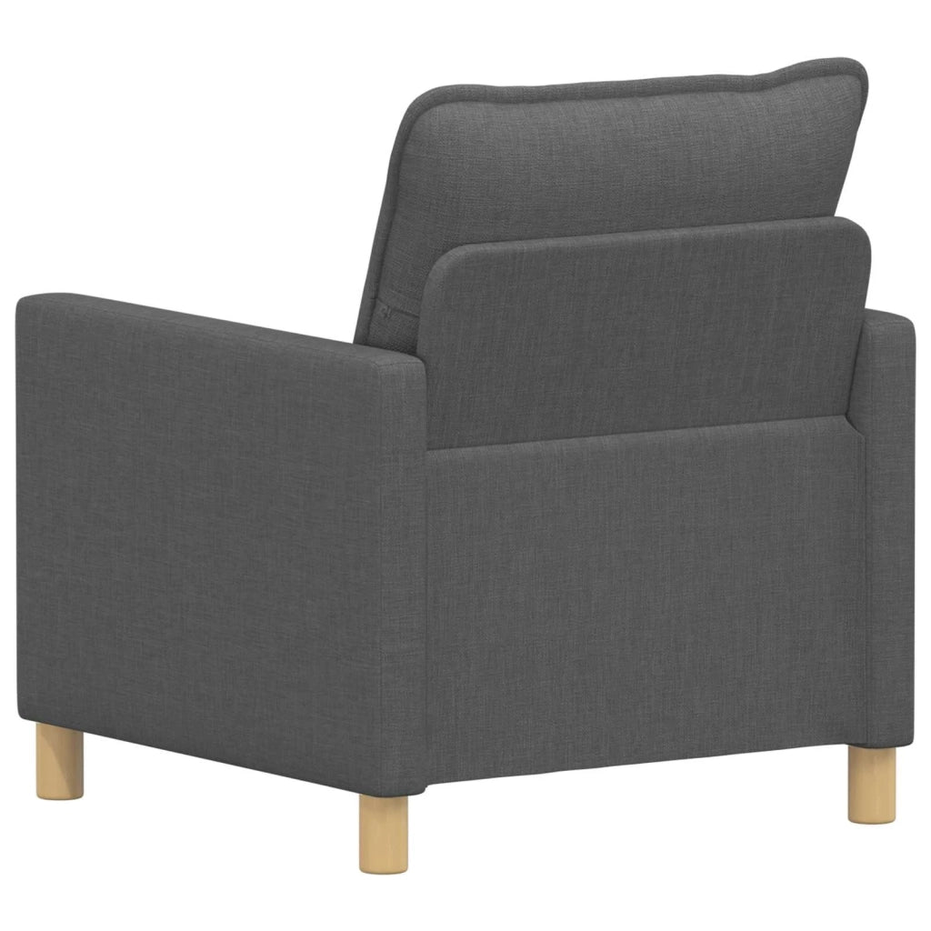 Divano Grigio Scuro 76 x 81 x 87,5 cm Tessuto