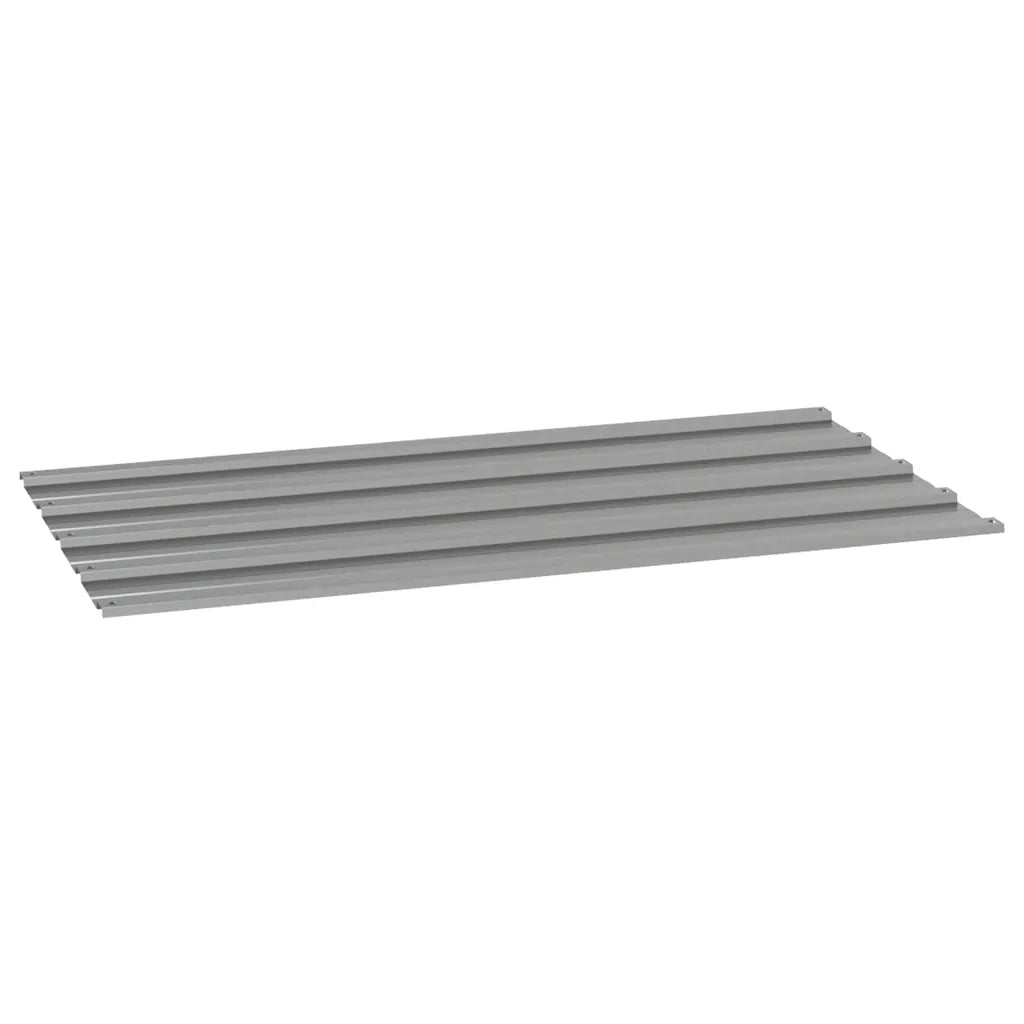 Pannelli per Tetti 12 pz Ruggine 80x44 cm in Acciaio Corten