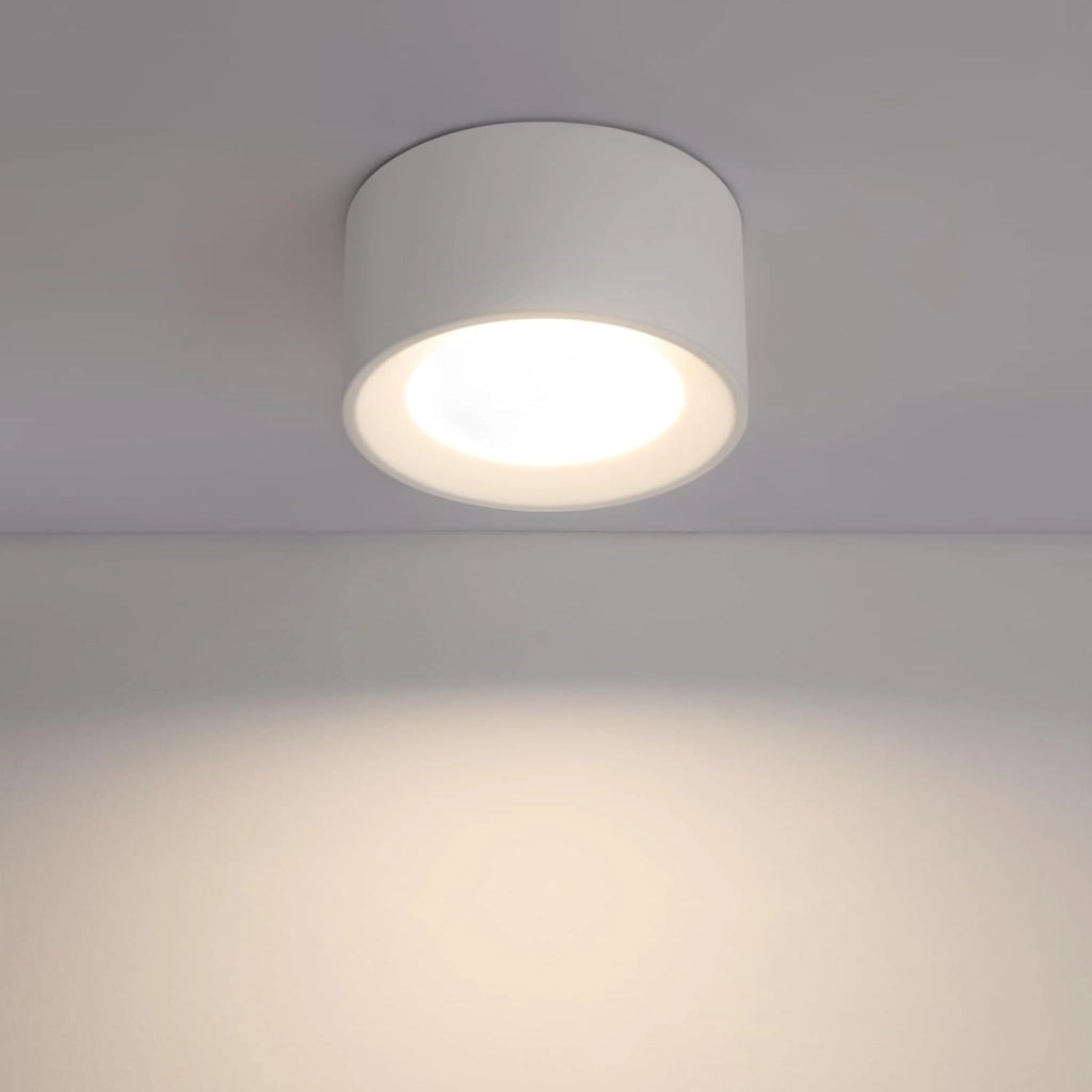 ZMH Lampada da soffitto plafoniera moderna gesso bianco GU10 per cucina soggiorno
