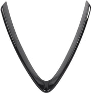 Pannello di Protezione V-Forma - Sostituzione per Stelvio 2017-2023 - Nero Lucido - Materiale ABS - Protezione Perfetta - Prevenzione dei Marcature - Finestra di Griglia