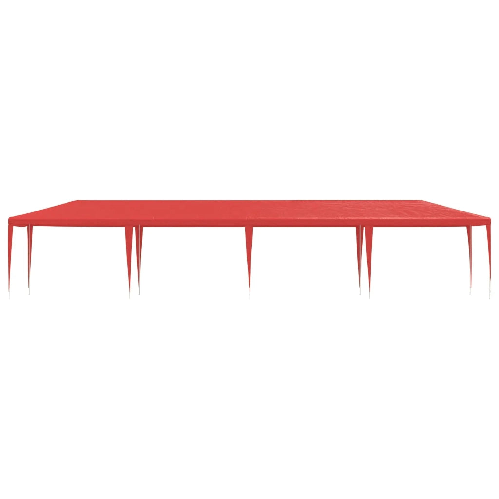 Tenda Party-Tenda da festa Rosso 1200 x 300 x 255 cm PE e Acciaio
