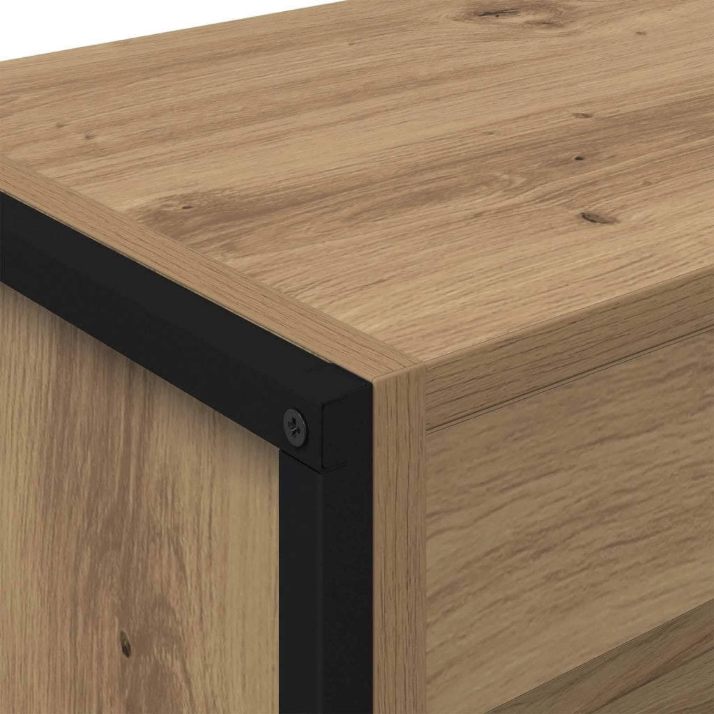 Armadio per Libri 2 pcs Rovere Artigianale 80 x 30 x 155 cm 3403009