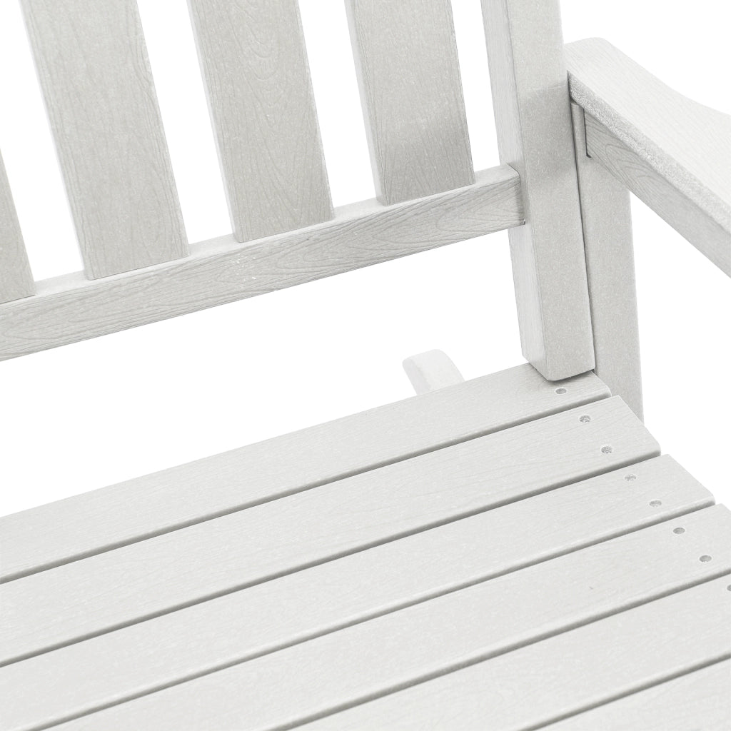 Set Giardino  3 Pezzi Bianco HDPE