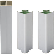 KIT ZOCCOLATURA PER CUCINA PVC H 10 CM ALLUMINIO- 1,0 confezione