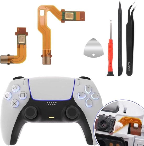 Cavo di collegamento microfono sinistro e destro per PS5 - Set di strumenti di riparazione per controller BDM-010 .