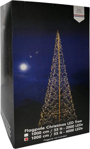 Illuminazione albero bandiera - Illuminazione albero bandiera - Lampada LED albero bandiera - Illuminazione albero bandiera solare - Illuminazione esterna - Illuminazione giardino - Accessorio albero bandiera - Resistente al tempo