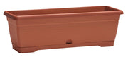 VASO BALCONETTA SIMILCOTTO SPAZZOLATO CM50 TERRACOTTA