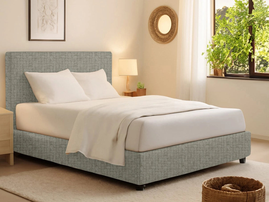 Bracknell, Letto Singolo Sfoderabile Made in Italy, Grigio