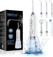 Irrigatore Acquatico Senza Fili - Idratazione Professionale dei Denti, Ricaricabile e Immergibile per la Pulizia Dentale, Adatto per l'Uso a Casa e in Viaggio