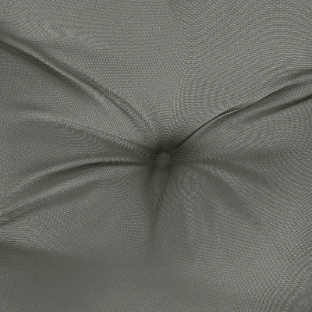 Cuscini Panca Giardino 2pz Grigio Scuro MÃ©lange 100x50x7 cm