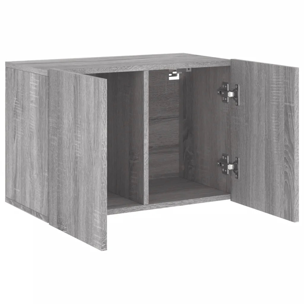 Mobile TV a Parete-Mobile TV a Muro Grigio Sonoma 60x30x41 cm