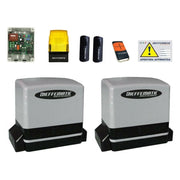 KIT SET CANCELLO 2 DUE MOTORI DOPPIA ANTA SCORREVOLE 230V 900KG+900KG KV9