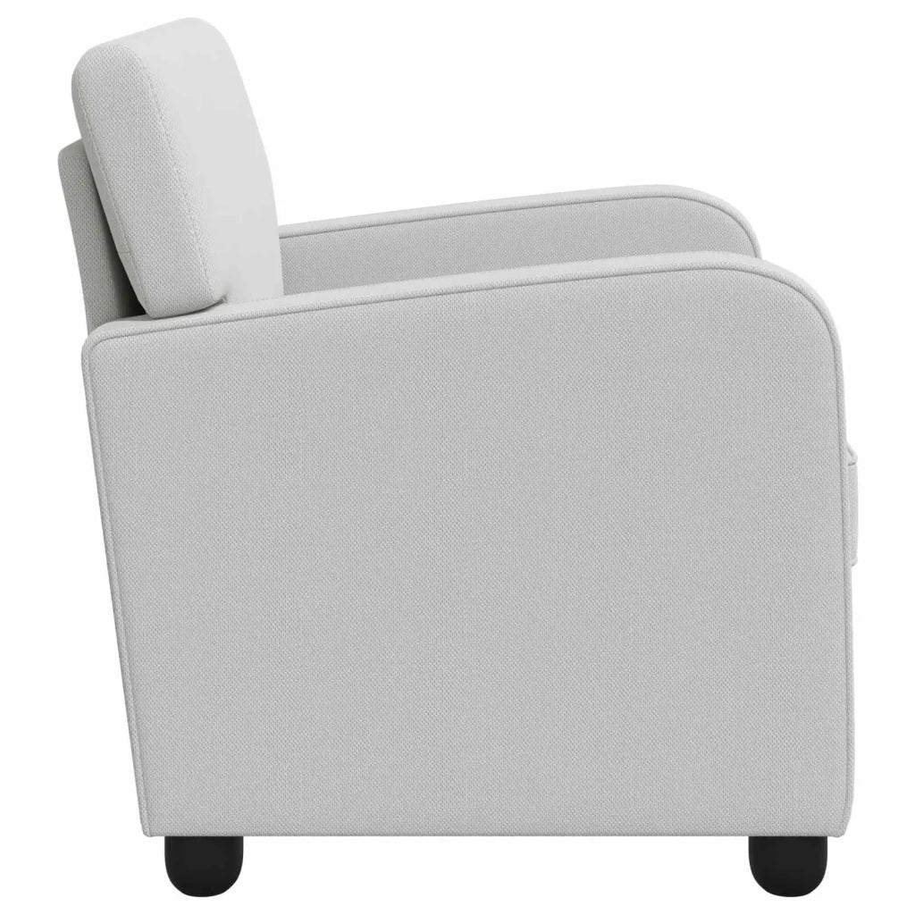 Poltrona Grigio Chiaro Velluto 42043451