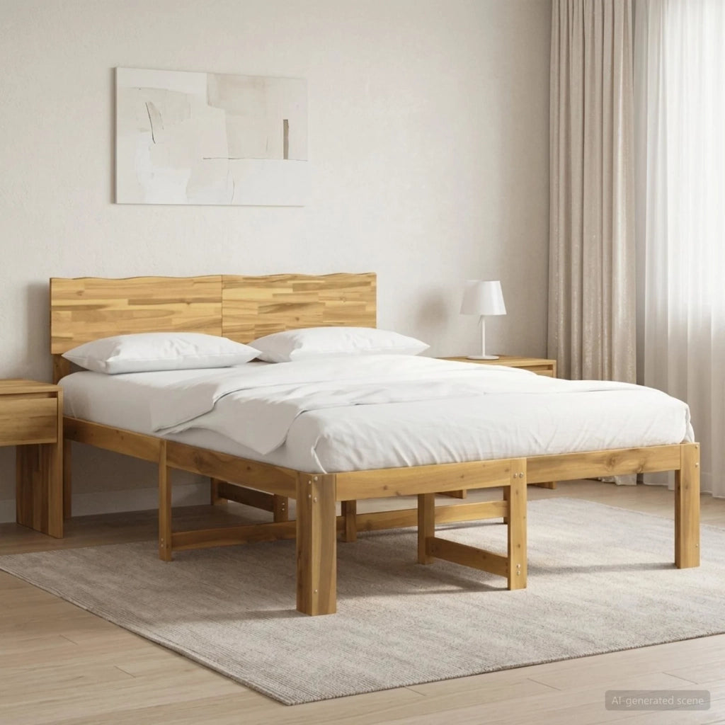 Letto matrimoniale con testiera ROSTOCK Bianco 120 x 190 cm 903361