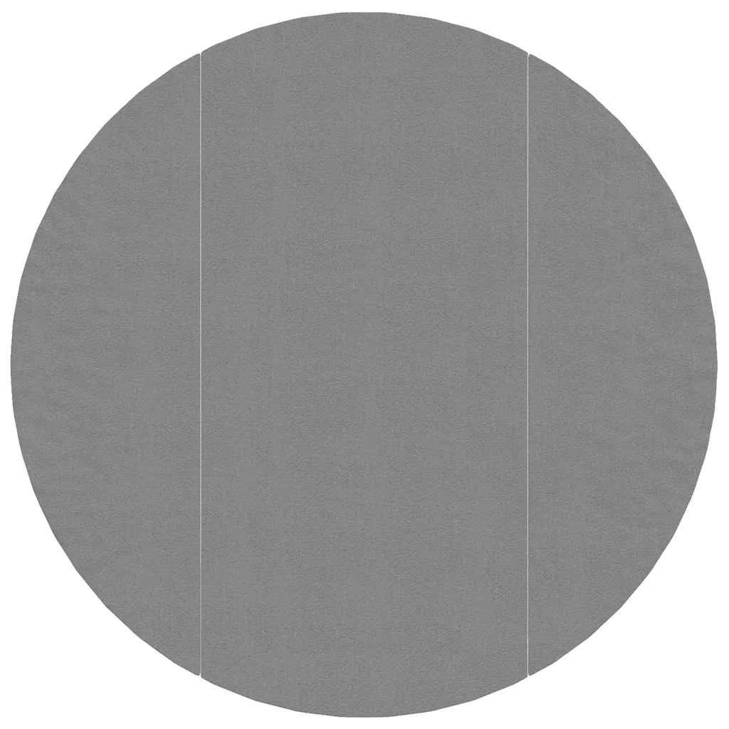 Telo Sotto Piscina Grigio Chiaro Ø306 cm Geotessile Poliestere 94224