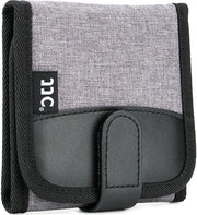 Pouch per filtro obiettivo - Protezione per tasche per filtri a mano fino a 82 mm - Interfono in neoprene - Incluso panno di pulizia.