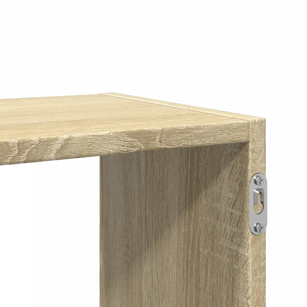 vidaXL Scaffale a Parete Rovere Sonoma 100x25x50 cm Legno Multistrato