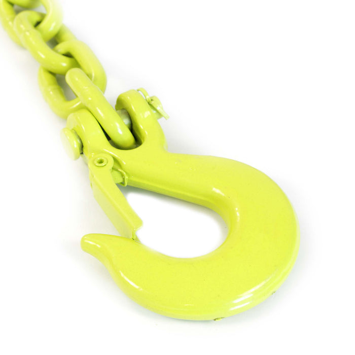 Catena forestale rotonda Tirante 1,83 mx10mm con anello di sospensione e gancio di sicurezza