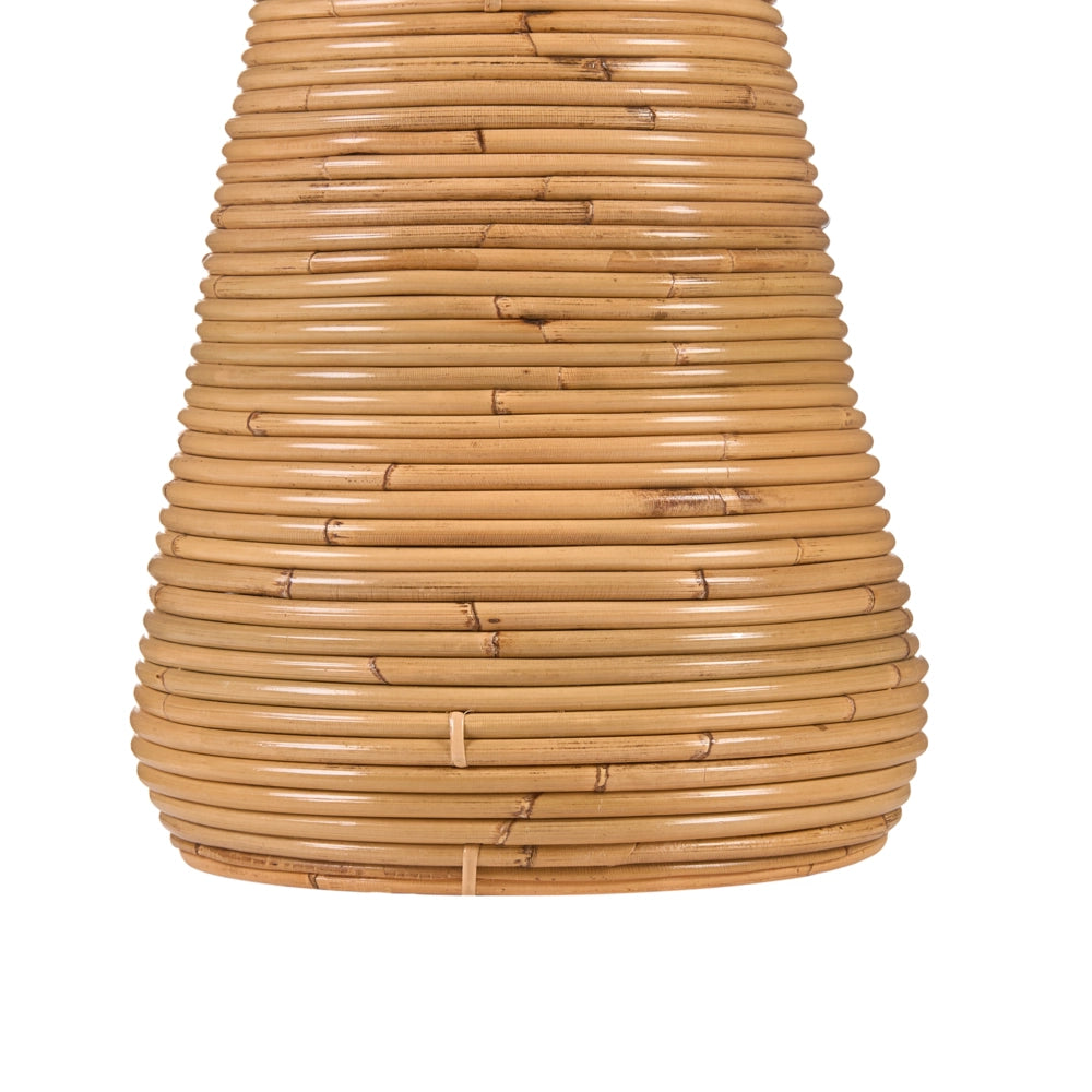Vaso decorativo in rattan naturale 70 cm stile boho rustico decorazione per la casa
