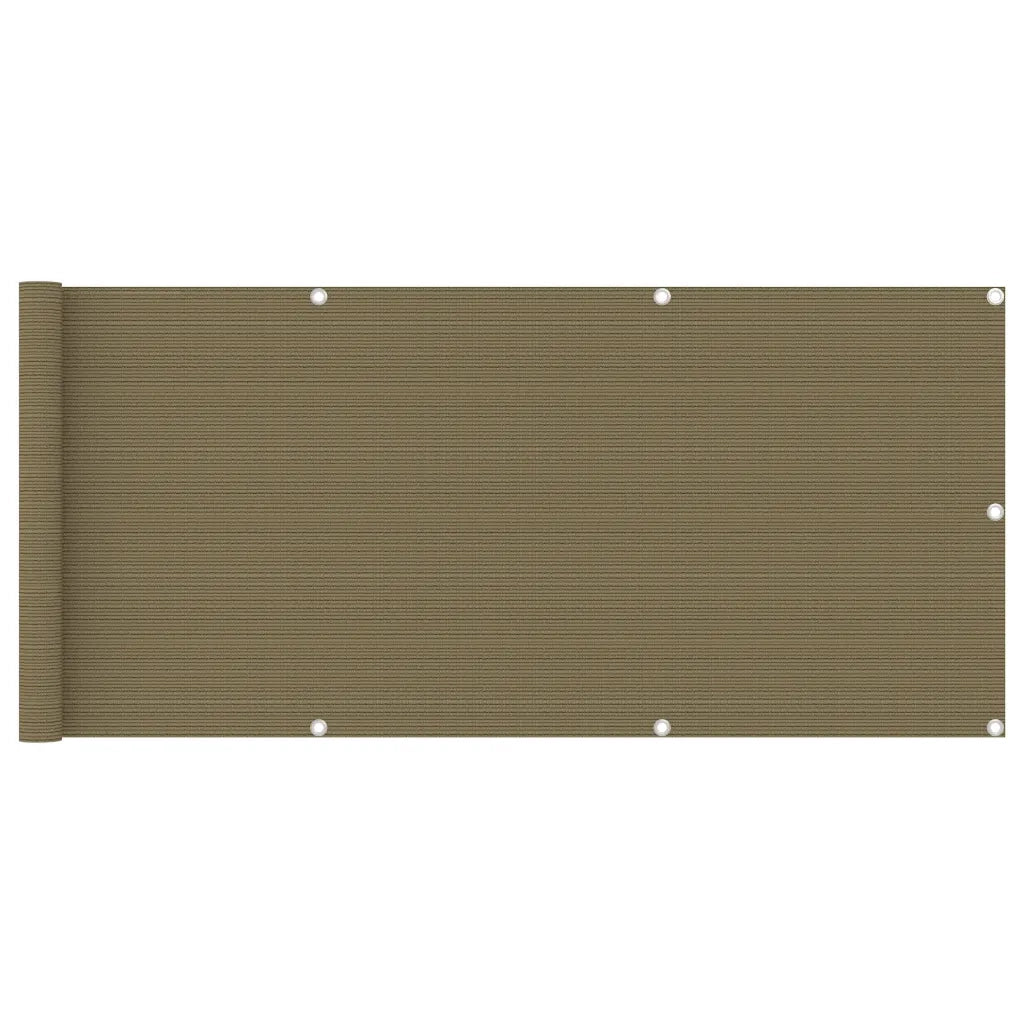 Paravento da Balcone Grigio Talpa 75x400 cm in HDPE cod mxl 21394
