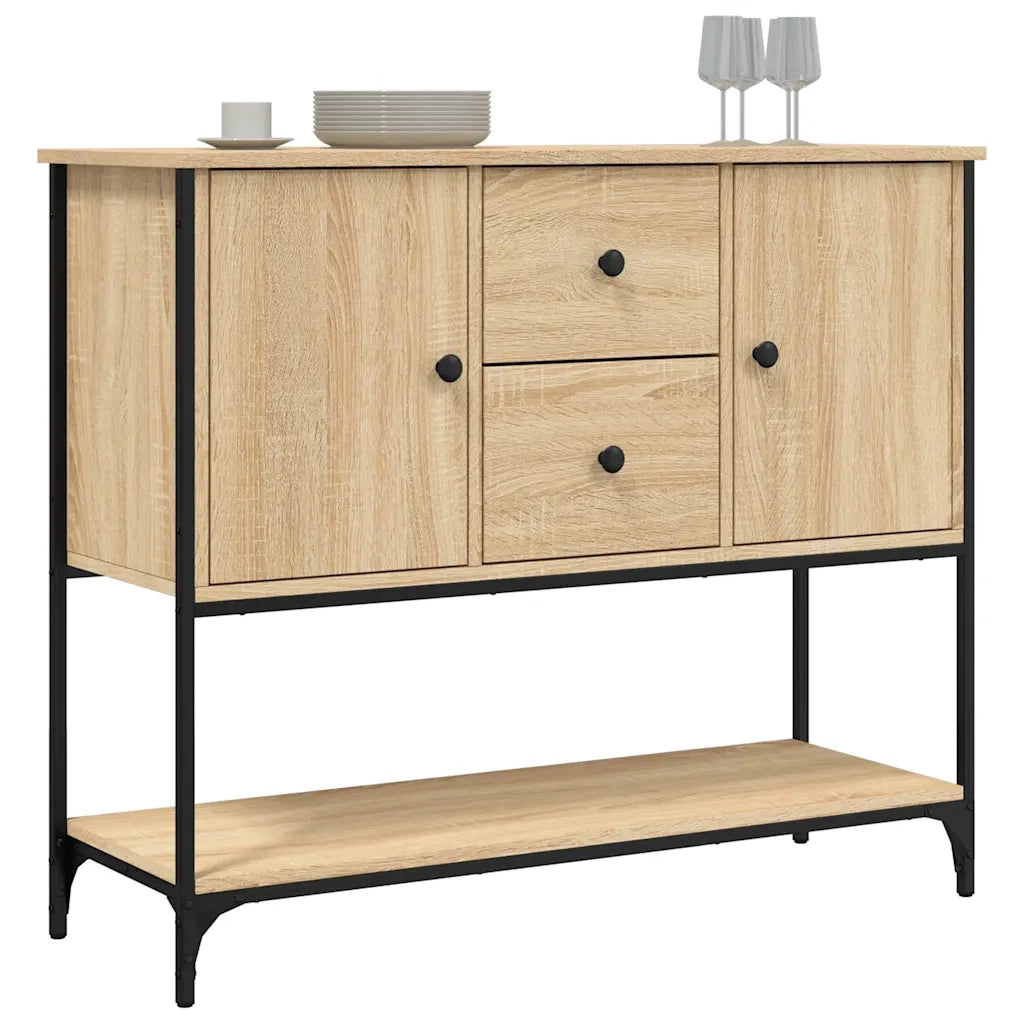 Credenza Rovere Sonoma 100x36x85 cm in Legno Multistratocod mxl 83409