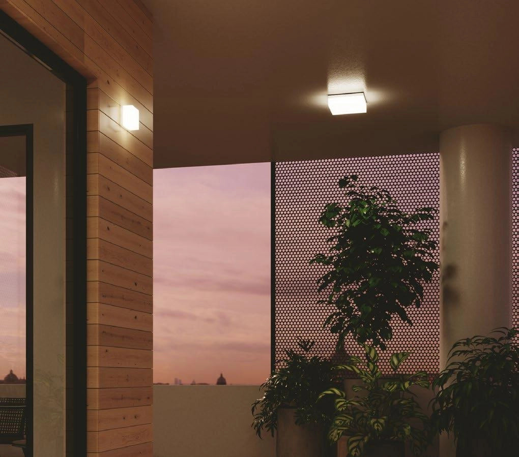 PLAFONIERA LED TOGO BIANCA QUADRATA 20W 2400LM CCT 3000K / 4000K / 6500K IP65 25X25X7,5CM