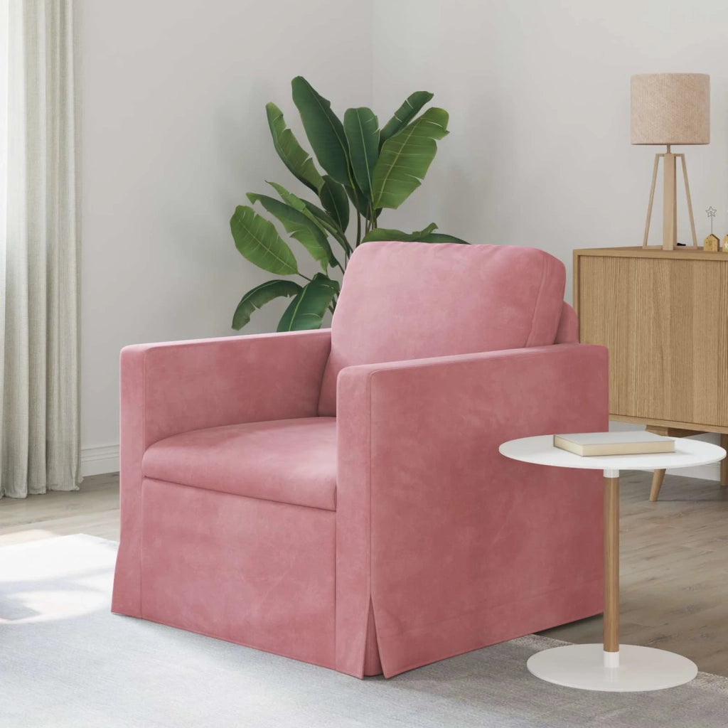 Divano | Divano da soggiorno | Sofa Rosa 78 x 78 x 80 cm Velluto