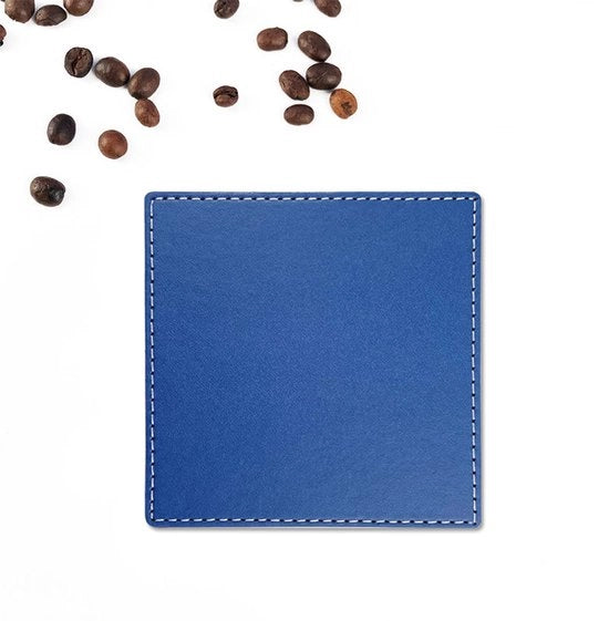 Linea di guida per olio, modello isolante termico, anti-permanente, doppia faccia, sottopiede in PU, vetrini per pavimentazione 10 pezzi, sottopiede 10 cm, base quadrata blu