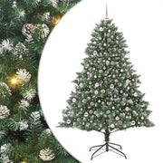 Albero di Natale Artificiale-Albero Natalizio con 300 LED Verde 210 cm 820790
