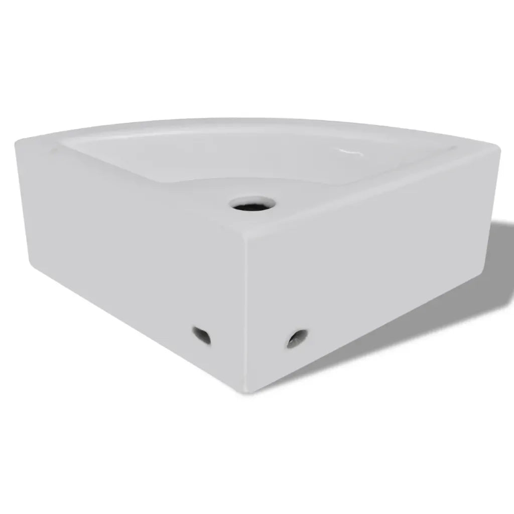 Lavandino-Lavello con Troppopieno 45x32x12,5 cm Bianco