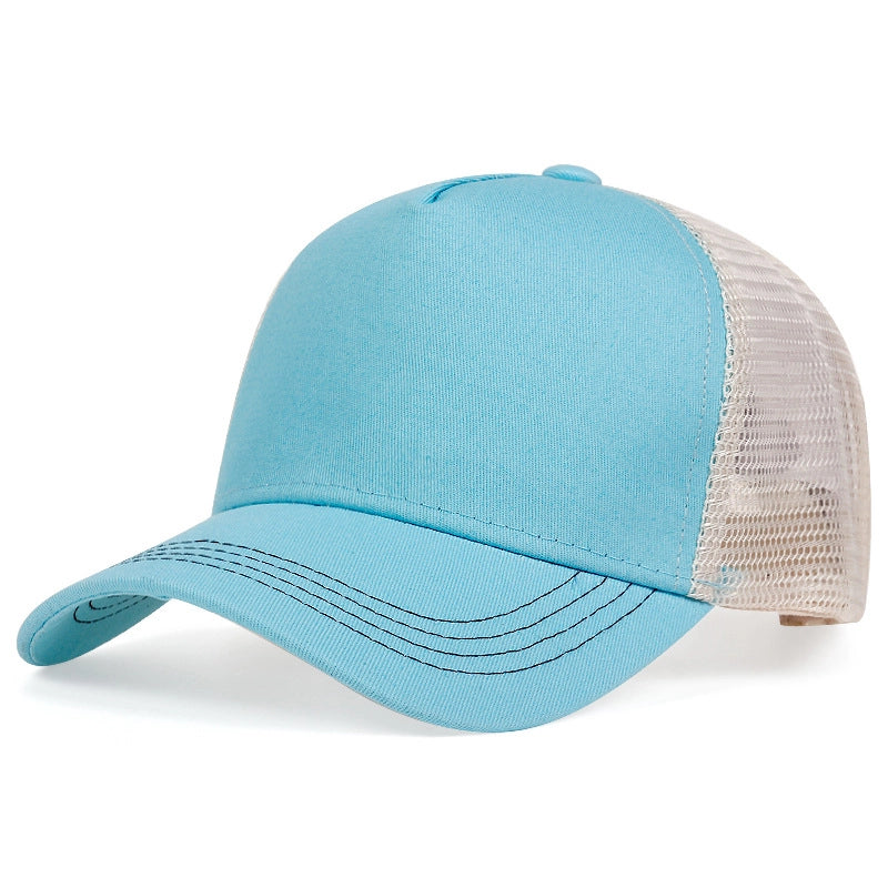 Cappellino da baseball per camionisti blu