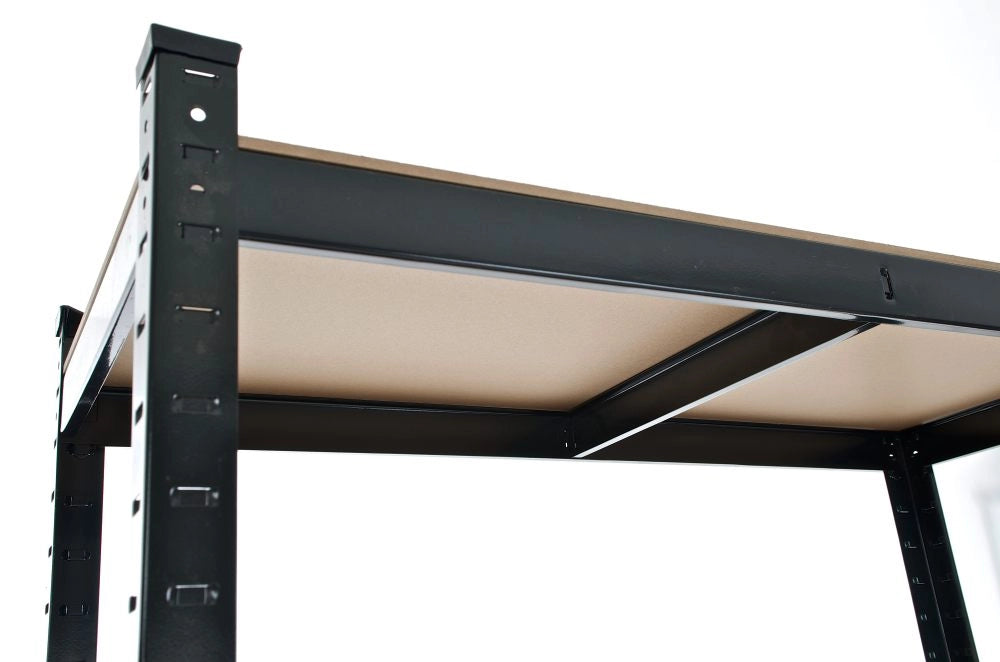 Scaffale zincato ad alta portata nero,90x40x180 cm