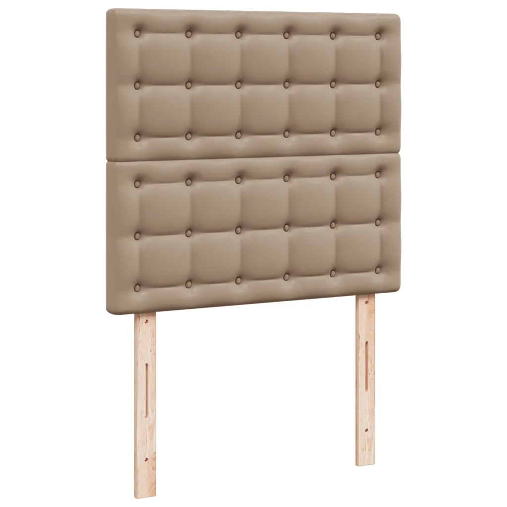 Giroletto a Molle con Materasso Cappuccino 90x190 cm Similpelle 3290703
