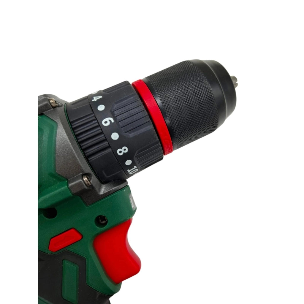 trapano avvitatore con percussione 16V 2 batterie valigetta motore brushless